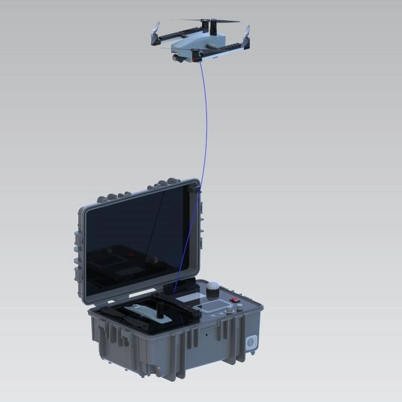 Φωτισμός MYUAV Drone από καλώδιο Tether Παροχή ενέργειας συνεχώς 24 ώρες για επείγον φωτισμό 2