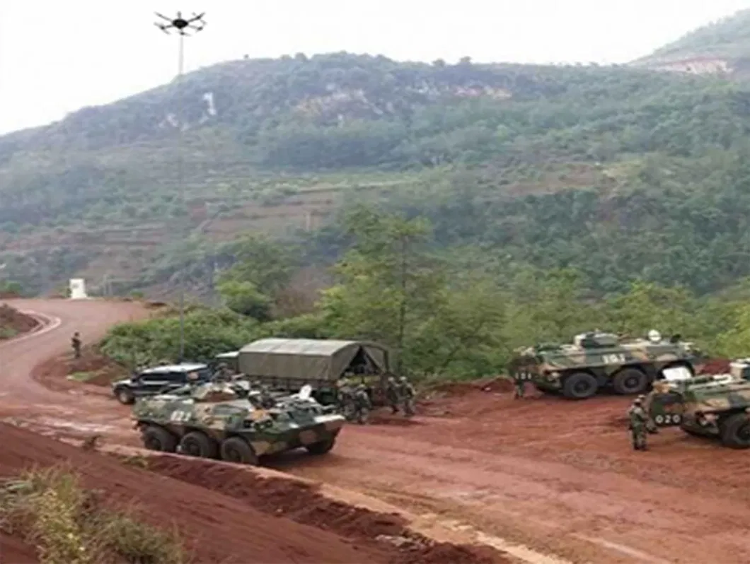 Το σύστημα ηλεκτροδότησης καλωδίων MYUAV χρησιμοποιείται για τα UAV και τα 4 ροτόρα του Drone για την επιβολή του νόμου 2
