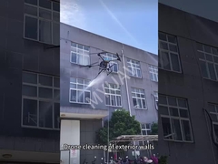 Καθαρισμός με μη επανδρωμένο αεροσκάφος MYUAV 100m υψηλό Σύστημα μη επανδρωμένου αεροσκάφους καθαρισμού τοίχων M12K έκδοση V04