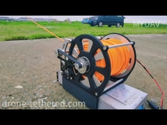 Πιστοποιημένος σταθμός γκρίζου μη επανδρωμένου αεροσκάφους 5 κιλών χωρητικότητας ωφέλιμου φορτίου με τοποθέτηση GPS και τρίποδο ή τοποθέτηση στύλου