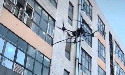 Τελευταίες ειδήσεις της εταιρείας για MYUAV FC διπλό συνδεδεμένο αεροκαθαριστικό μη επανδρωμένο αεροσκάφος: Το σταθερό αστέρι των λειτουργιών πλύσης κτιρίων