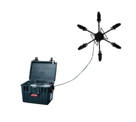 Το Myuav 50kg Drone που τροφοδοτείται από το Tether Power Station